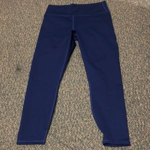 Navy blue high waisted Fabletics leggings